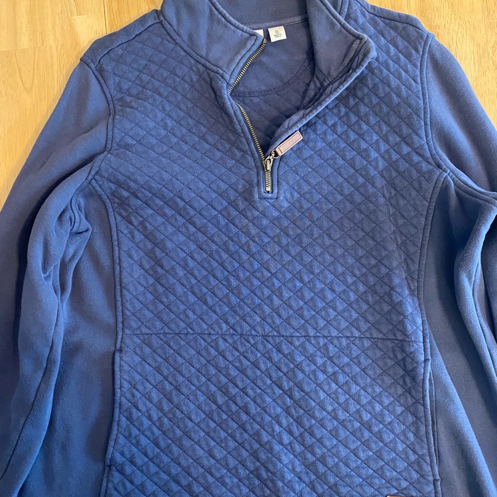 Women’s XL LL Bean quilted sweatshirt